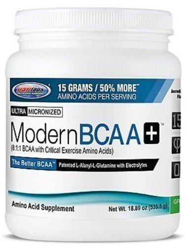 USP Labs Modern BCAA+ 535.5g Green Apple - Amino Acids and BCAAs at MySupplementShop by Usp Labs