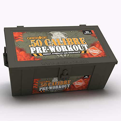 Grenade 50 Calibre Pre-Workout Devastation - Ultimate Orange 50 Servings 580 g - Sports Nutrition at MySupplementShop by Grenade