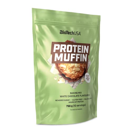 BioTechUSA Protein Muffin, White Chocolate - 750g - Whey Proteins at MySupplementShop by BioTechUSA