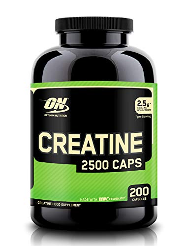 Optimum Nutrition Creatine 2500 200 Capsules - Creatine Capsules at MySupplementShop by Optimum Nutrition