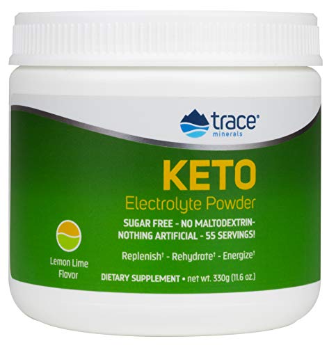 Trace Minerals Keto Electrolyte Powder Lemon Lime 55 servings 330g - Vitamins & Minerals at MySupplementShop by Trace Minerals