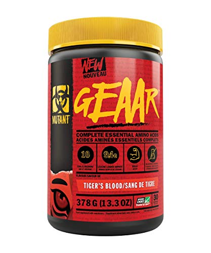 MUTANT GEAAR EAA & BCAA Powder - 30 Servings, Tiger's - Default Title - Amino Acids and BCAAs at MySupplementShop by Mutant