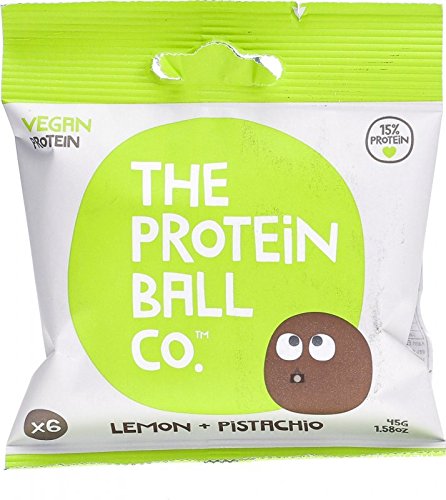 The Protein Ball Co Vegan Protein Balls Lemon & Pistachio 10x45g - Default Title - Sports Nutrition at MySupplementShop by The Protein Ball Co