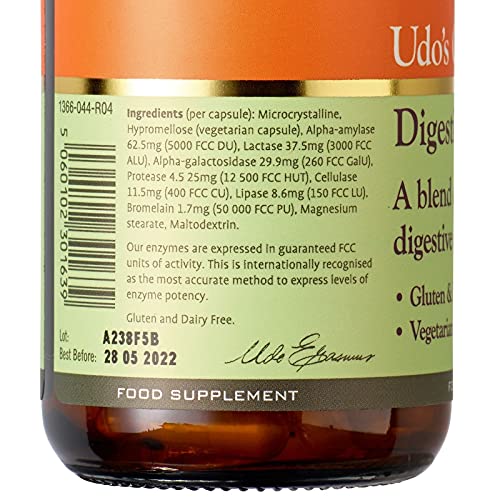 Udo's Choice Digestive Enzymes - Plant Based - Sports Nutrition at MySupplementShop by Udo's Choice