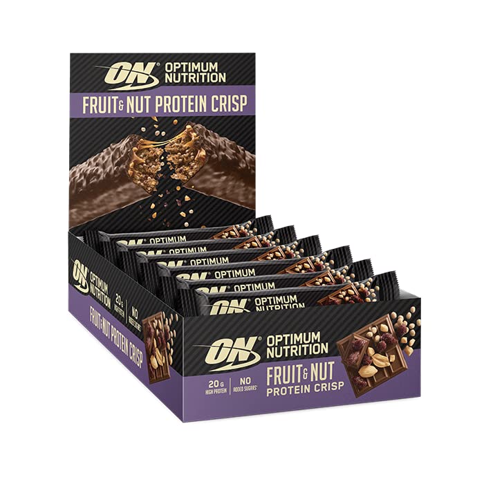 Optimum Nutrition Fruit & Nut Protein Crisp Bar 10x70g Fruit & Nut - Protein Bars at MySupplementShop by Optimum Nutrition