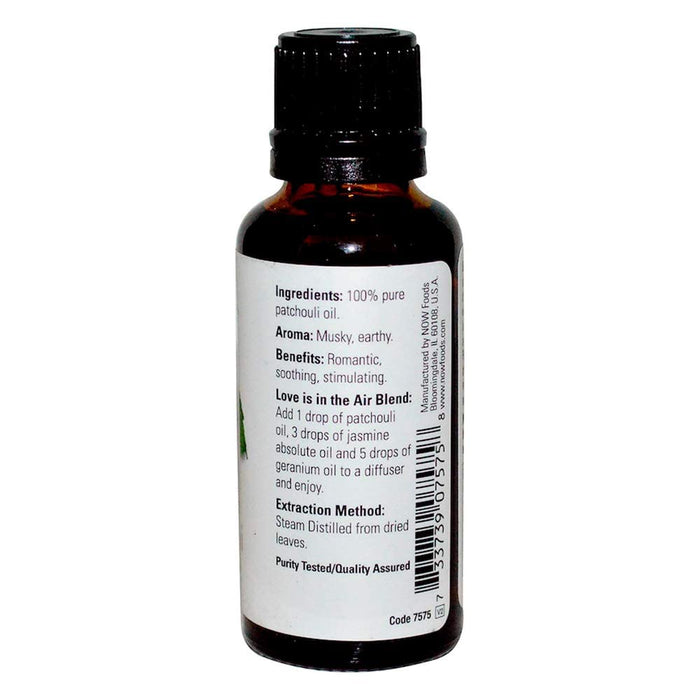 NOW Foods Essential Oil, Patchouli Oil - 30 ml. - Health and Wellbeing at MySupplementShop by NOW Foods