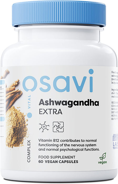 Osavi Ashwagandha Extra, 450mg - 60 vegan caps - Combination Multivitamins & Minerals at MySupplementShop by Osavi