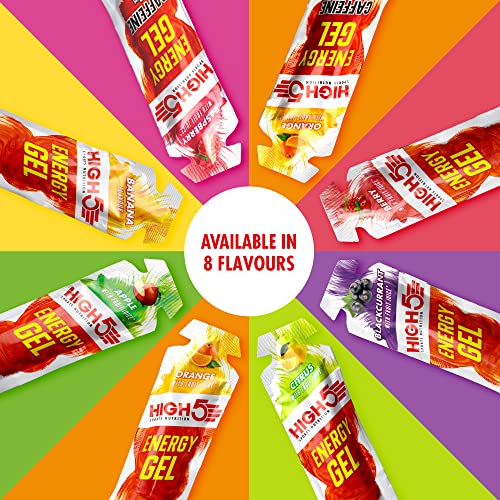 HIGH5 Energy Gel Quick Release Energy On The Go From Natural Fruit Juice (Apple 20 x 40g) - Sports Nutrition at MySupplementShop by High5