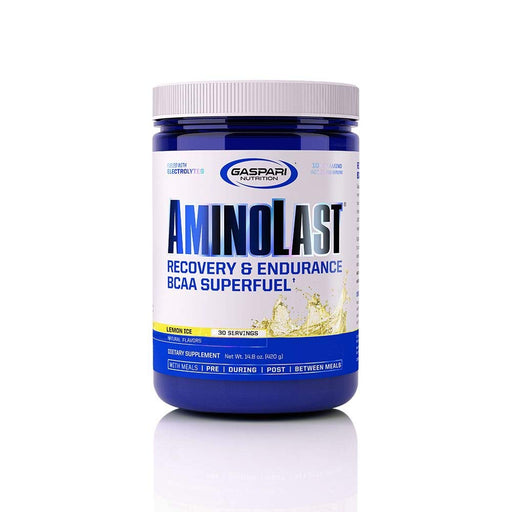 Gaspari Nutrition Aminolast, Lemon Ice - 420 grams - Amino Acids and BCAAs at MySupplementShop by Gaspari Nutrition