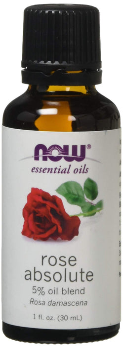 NOW Foods Essential Oil, Rose Absolute Oil - 30 ml. - Health and Wellbeing at MySupplementShop by NOW Foods