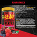 MUTANT GEAAR EAA & BCAA Powder - 30 Servings, Tiger's - Amino Acids and BCAAs at MySupplementShop by Mutant