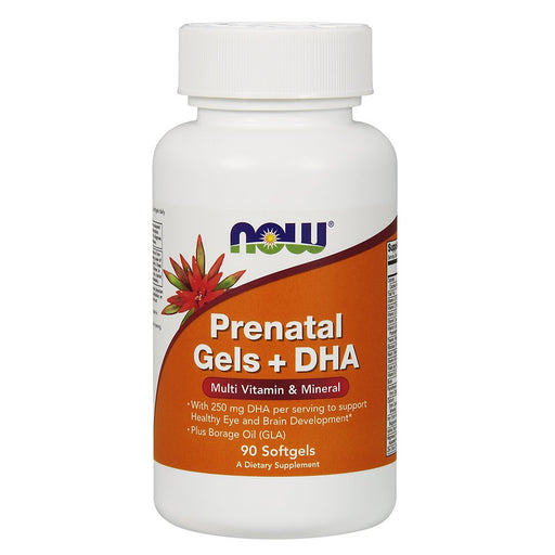 NOW Foods Prenatal Gels + DHA - 90 softgels - Vitamins & Minerals at MySupplementShop by NOW Foods