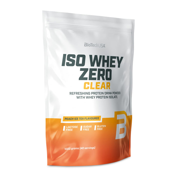 BioTechUSA Iso Whey Zero Clear, Peach Ice Tea - 1000 grams - Clear Whey Protein at MySupplementShop by BioTechUSA