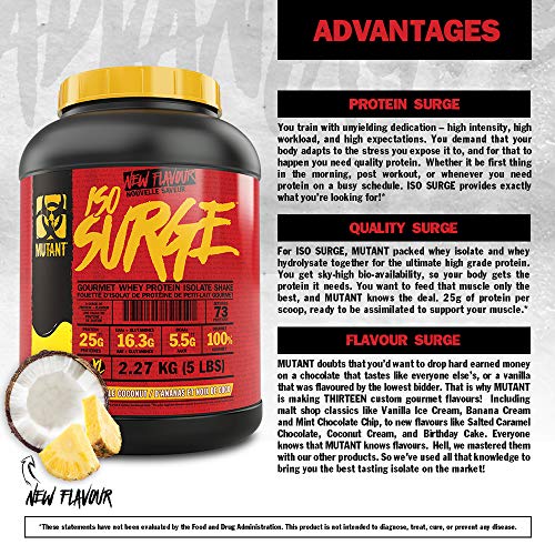 Mutant Iso Surge 2.27kg Triple Chocolate - Protein at MySupplementShop by Mutant