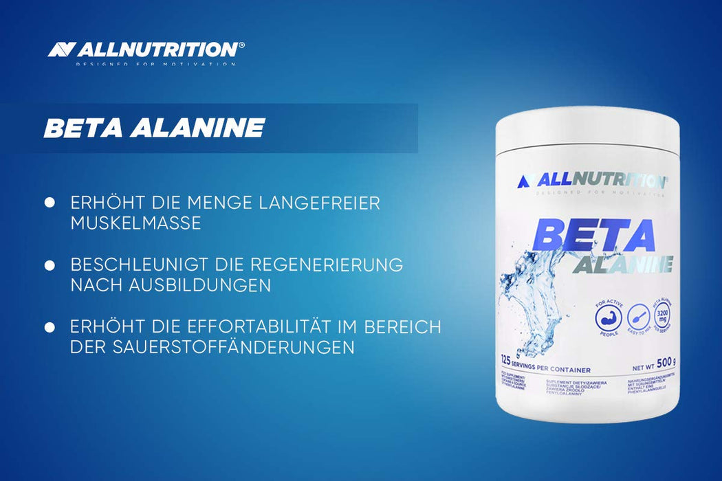 Allnutrition Beta Alanine, Raspberry Strawberry - 500g - Combination Multivitamins & Minerals at MySupplementShop by Allnutrition