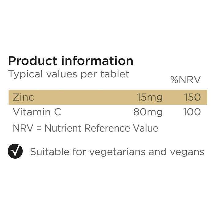 Healthspan Elite Zinc + Vitamin C - 180 tabs - Zinc at MySupplementShop by Healthspan