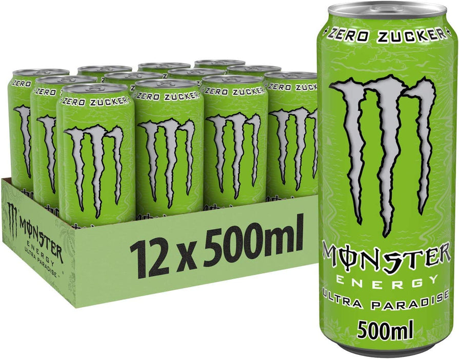 Monster Energy Ultra Cans 12 x 500ml - Energy Drinks at MySupplementShop by Monster Energy