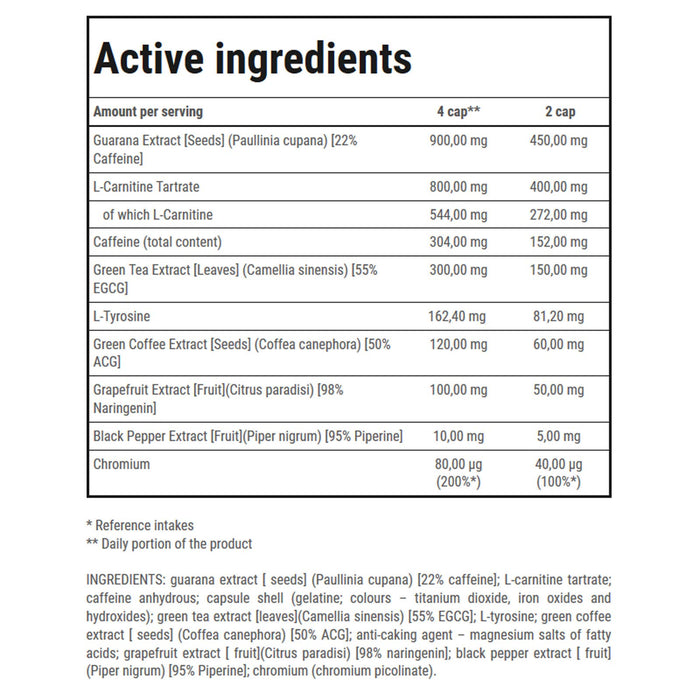 Trec Nutrition Thermo - 120 caps - Slimming and Weight Management at MySupplementShop by Trec Nutrition