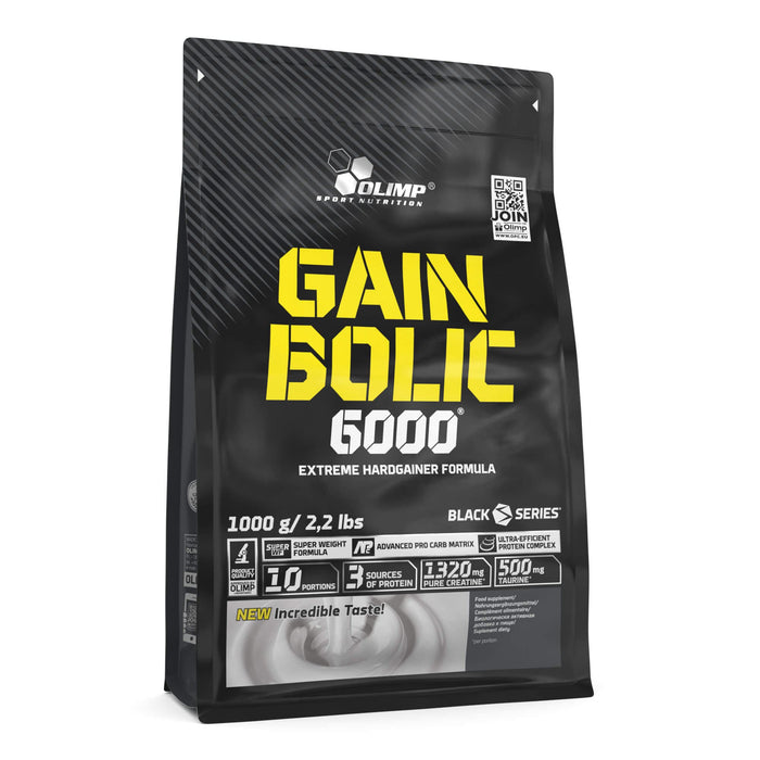 Olimp Nutrition Gain Bolic 6000, Cookies Cream - 1000 grams 10 Servings - Weight Gainers & Carbs at MySupplementShop by Olimp Nutrition