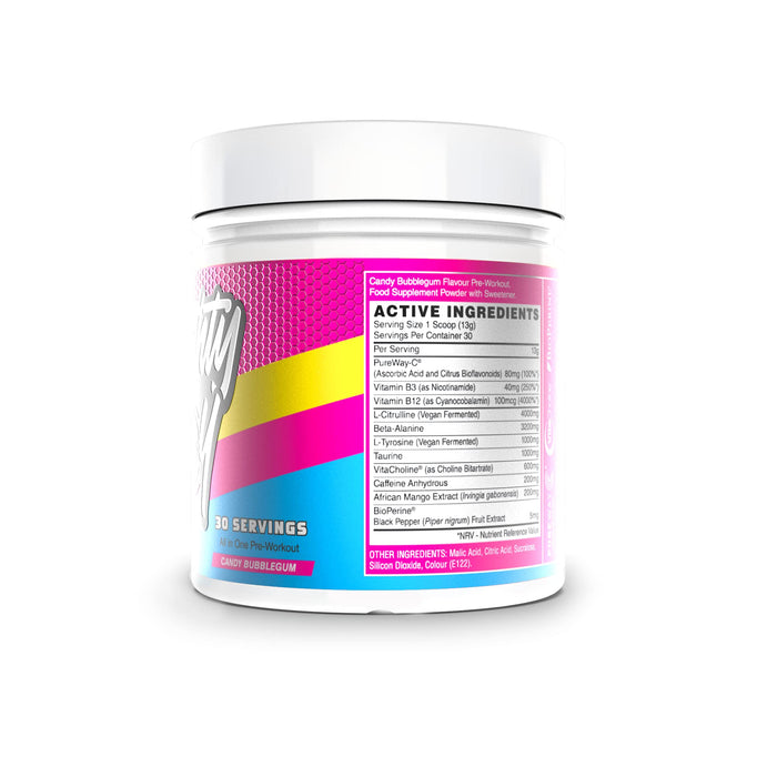 Naughty Boy Energy 390g Candy Bubblegum - Pre & Post Workout at MySupplementShop by Naughty