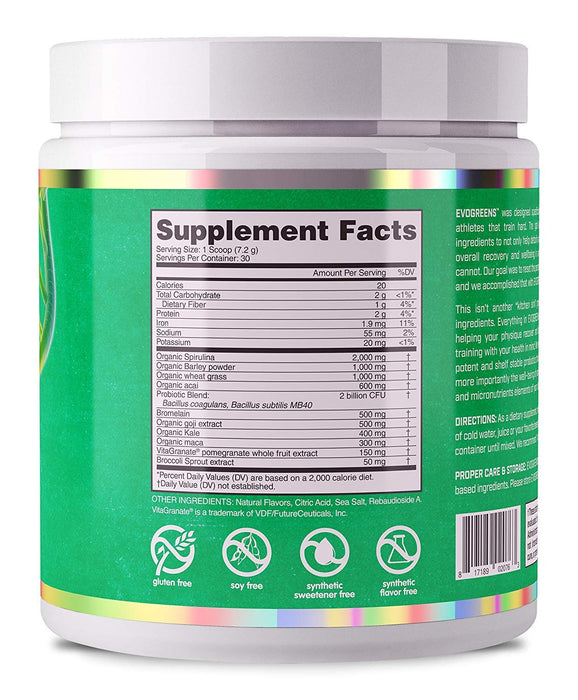 Evogen Evogreens Naturals Chocolate  336g - Combination Multivitamins & Minerals at MySupplementShop by Evogen