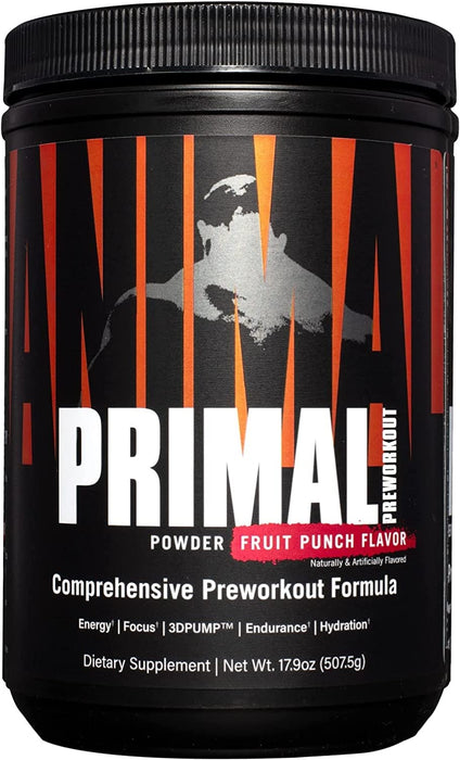 Animal Primal Preworkout Powder, Fruit Punch - 507g - Pre Workout at MySupplementShop by Universal Nutrition