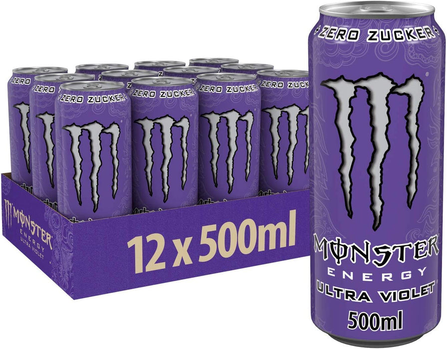 Monster Energy Ultra Cans 12 x 500ml - Energy Drinks at MySupplementShop by Monster Energy