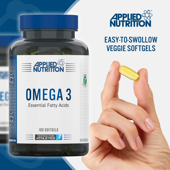 Applied Nutrition Omega 3 - 100 softgels - Omegas, EFAs, CLA, Oils at MySupplementShop by Applied Nutrition