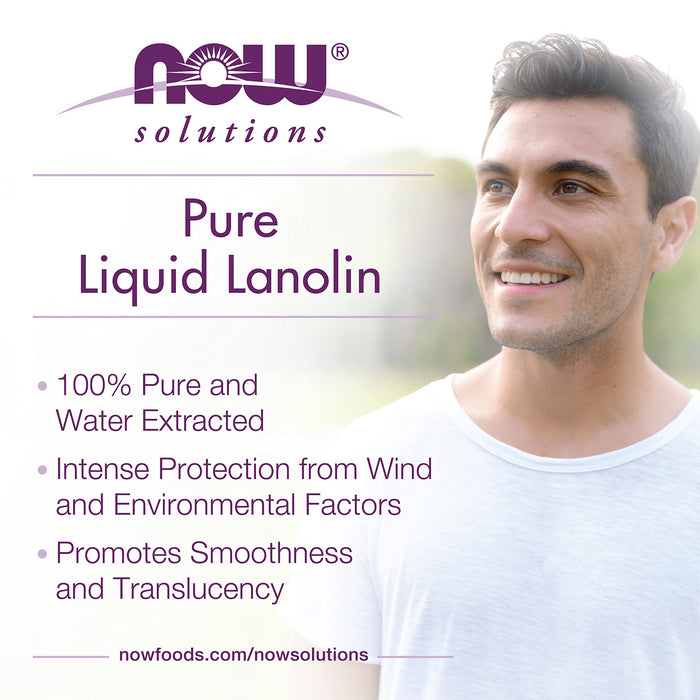 NOW Foods Lanolin, 100% Pure Liquid - 118 ml. - Health and Wellbeing at MySupplementShop by NOW Foods