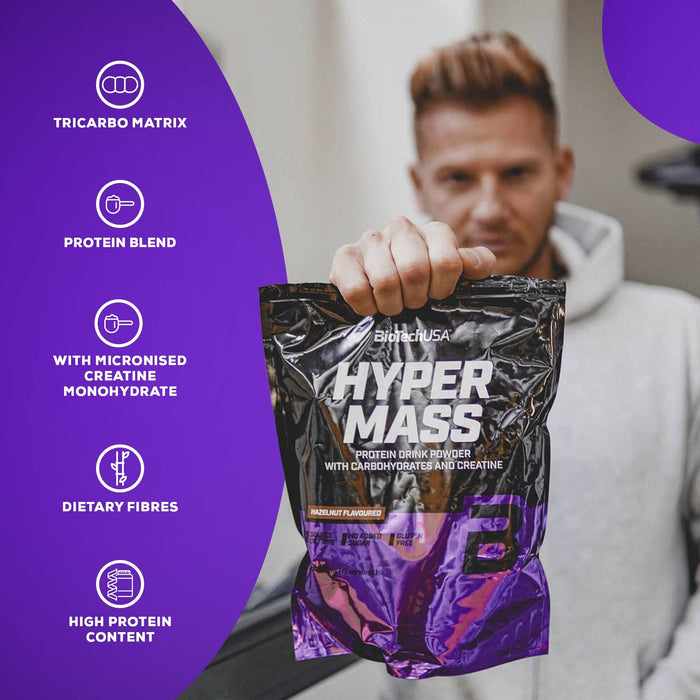 BioTechUSA Hyper Mass, Vanilla - 6800 grams - Weight Gainers & Carbs at MySupplementShop by BioTechUSA