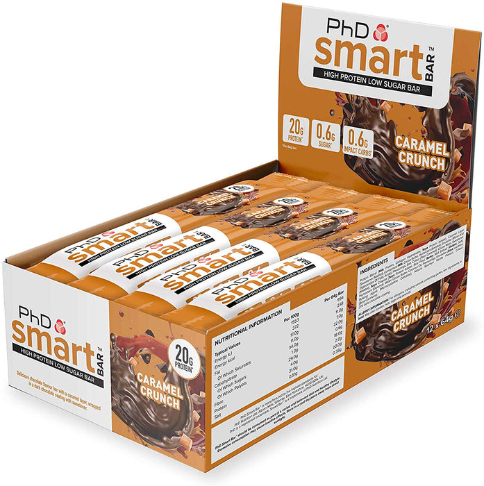 PhD Nutrition Smart Bar 12 x 64g - Protein Bars at MySupplementShop by PhD