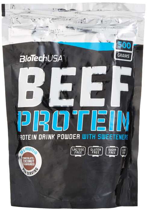 BioTechUSA Beef Protein, Chocolate Coconut - 500 grams - Protein at MySupplementShop by BioTechUSA