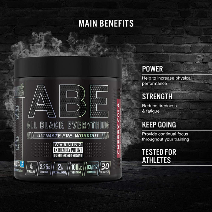 Applied Nutrition ABE (All Black Everything) Ultimate Preworkout 315g - Pre Workout at MySupplementShop by Applied Nutrition