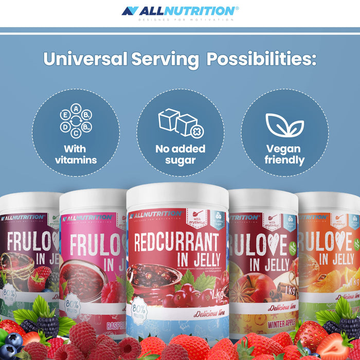 Allnutrition Frulove In Jelly, Raspberry & Apple - 1000g - Food Cupboard at MySupplementShop by Allnutrition