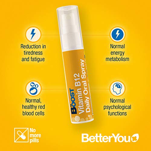 BetterYou Boost Daily Vitamins B12 Oral spray 25ml - Vitamins & Minerals at MySupplementShop by BetterYou