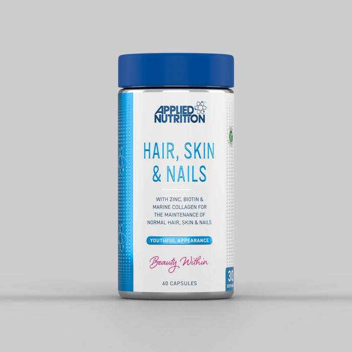 Applied Nutrition Hair, Skin & Nails 60 Capsules - Beauty at MySupplementShop by Applied Nutrition