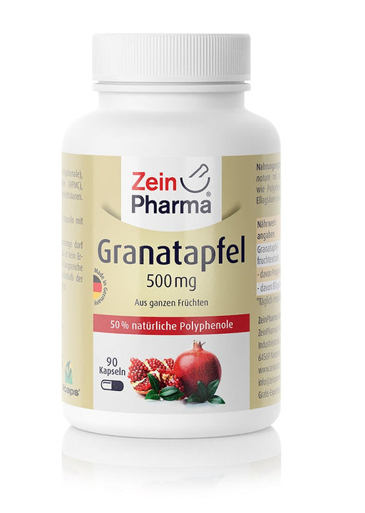 Zein Pharma Pomegranate, 500mg - 90 caps - Health and Wellbeing at MySupplementShop by Zein Pharma