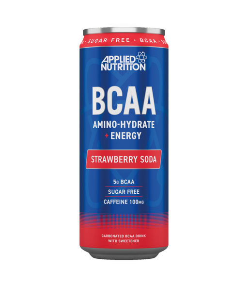 Applied Nutrition BCAA Can 24x330ml Strawberry Soda - Sports Supplements at MySupplementShop by Applied Nutrition