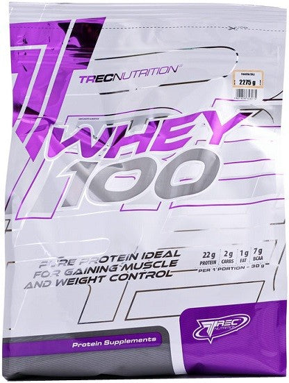 Trec Nutrition Whey 100, Strawberry - 2275 grams - Protein at MySupplementShop by Trec Nutrition