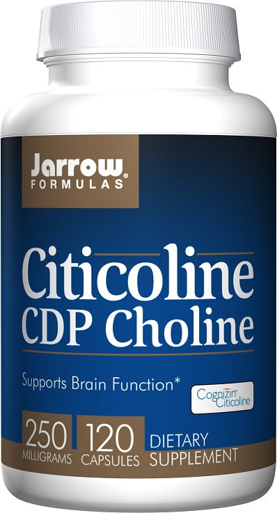 Jarrow Formulas Citicoline CDP Choline, 250mg - 120 caps - Health and Wellbeing at MySupplementShop by Jarrow Formulas