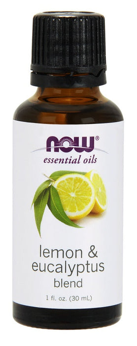 NOW Foods Essential Oil, Lemon & Eucalyptus Blend - 30 ml. - Health and Wellbeing at MySupplementShop by NOW Foods