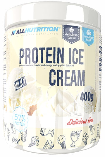 Allnutrition Protein Ice Cream, Milky - 400 grams - Default Title - Health Foods at MySupplementShop by Allnutrition