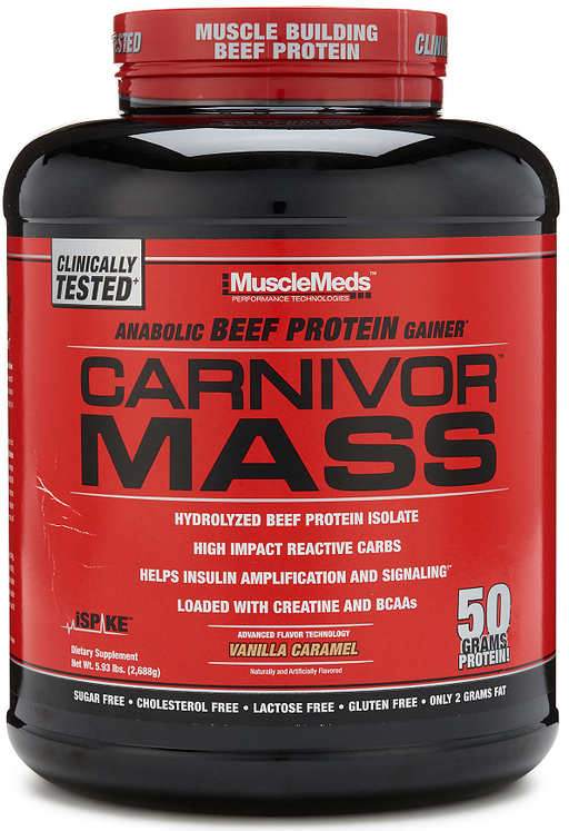 MuscleMeds Carnivor Mass, Chocolate Fudge - 2716 grams - Default Title - Weight Gainers & Carbs at MySupplementShop by MuscleMeds