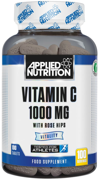 Applied Nutrition Vitamin C with Rose Hips, 1000mg - 100 tablets - Sports Nutrition at MySupplementShop by Applied Nutrition