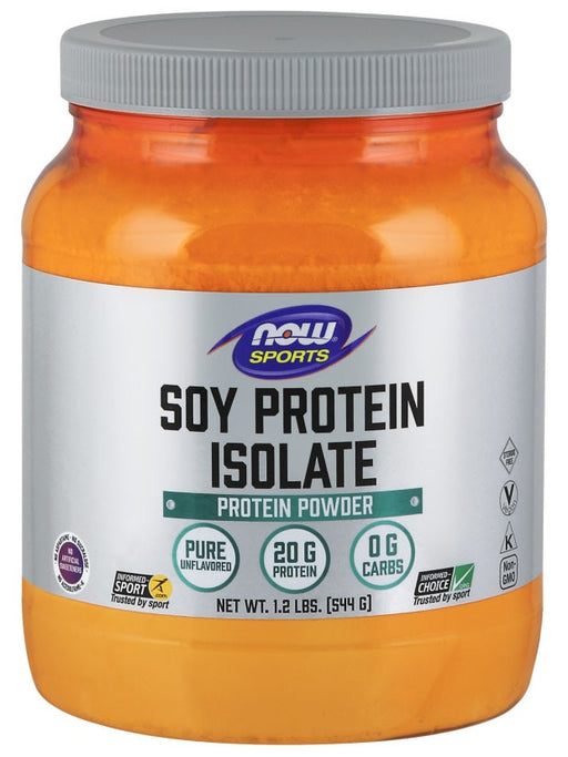 NOW Foods Soy Protein Isolate, Unflavored - 544g - Protein at MySupplementShop by NOW Foods