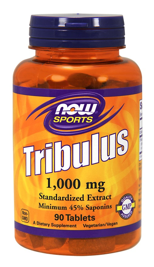 NOW Foods Tribulus, 1000mg - 90 tabs - Natural Testosterone Support at MySupplementShop by NOW Foods