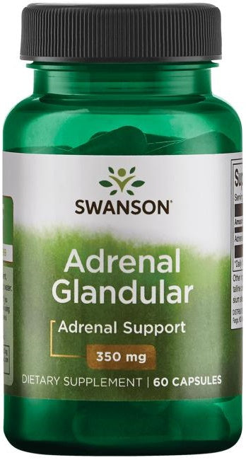 Swanson Adrenal Glandular, 350mg - 60 caps - Default Title - Special Formula at MySupplementShop by Swanson