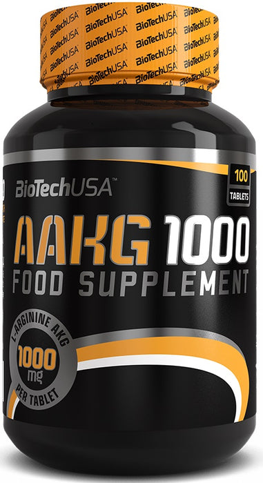 BioTechUSA AAKG 1000 - 100 tablets - Amino Acids and BCAAs at MySupplementShop by BioTechUSA