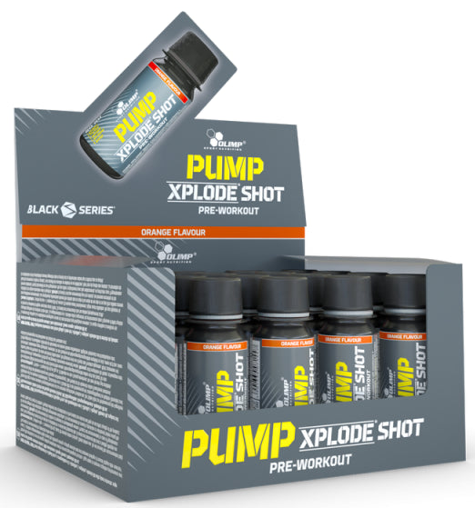 Olimp Nutrition Pump Xplode Shot, Fruit Punch - 20 x 60 ml. - Default Title - Nitric Oxide Boosters at MySupplementShop by Olimp Nutrition