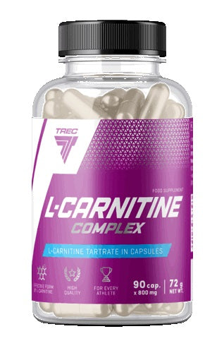 Trec Nutrition L-Carnitine Complex - 90 caps - Amino Acids and BCAAs at MySupplementShop by Trec Nutrition